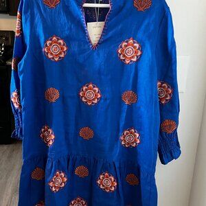 Tyler Boe Niki Shell Topper, Bluebell - NWT, Size M